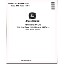 1600, 1600 Turbo and 1620 Wide Area Mowers Technical Manual (TM1682)