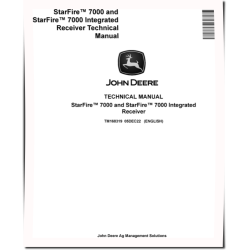 StarFire™ 7000 and StarFire™ 7000 Integrated Receiver Technical Manual (TM168319)