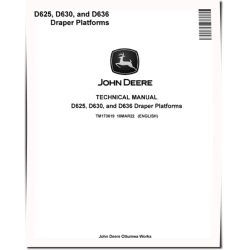D625, D630 and D636 Draper Platforms Technical Manual (TM173619)