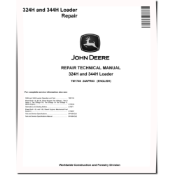 324H and 344H Compact 4WD Loaders Repair Manual (TM1746)