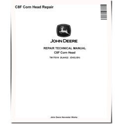 C8F Corn Heads Repair Manual (TM175319)