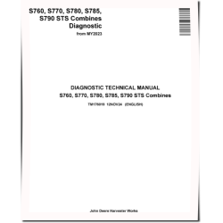 S760, S770, S780, S785 and S790 STS Combines (MY2023 - 2024) Diagnostic Technical Manual (TM176019)