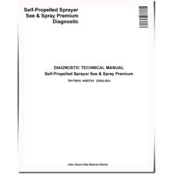 See & Spray Premium System for Self-Propelled Sprayers (North America) Diagnostic Technical Manual (TM178819)