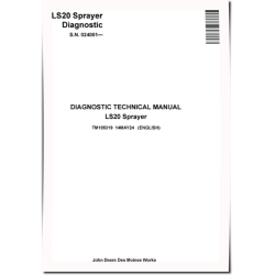 LS20 (SN from 024001) Mounted Sprayers Diagnostic Technical Manual (TM185319)