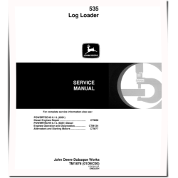 535 (SN: 001002-) Knuckleboom Trailer Mount Log Loaders Service Manual (TM1876)