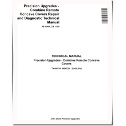 Combine Remote Concave Covers (X1000, X1100) Precision Upgrades Technical Manual (TM189719)