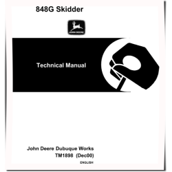848G Skidders Technical Manual (TM1898)