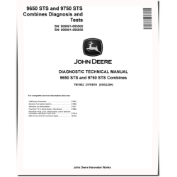 9650 STS (SN: 000001-695500) and 9750 STS (SN: 000001-695600) Combines Diagnostic Manual (TM1902)