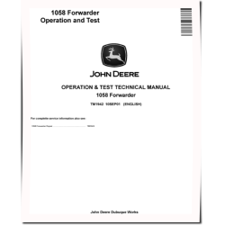 1058 Wheeled Forwarders Operation and Test Manual (TM1942)