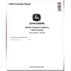 1058 Wheeled Forwarders Repair Manual (TM1943)