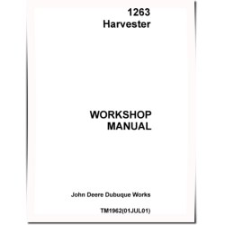 1263 Harvesters Workshop Manual (TM1962)