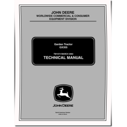 GX355 (SN: 105001-) Lawn Tractors Technical Manual (TM1974)