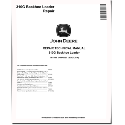 110 Tractor Loader Backhoe Technical Manual (TM1987)