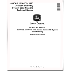 1690 CCS, 1890 CCS and 1990 CCS Central Commodity System Seed Metering Diagnostic Manual (TM2066)