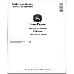 3554 Excavator Loggers Technical Manual Supplement (TM2106)