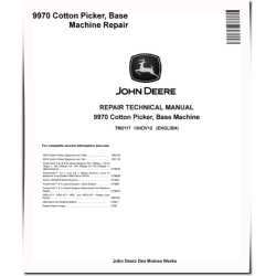 9970 Cotton Pickers Repair Manual (TM2117)