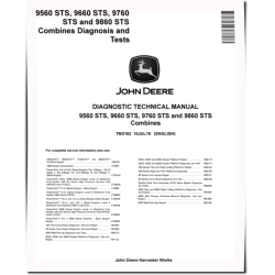 9560 STS, 9660 STS, 9760 STS and 9860 STS Combines Diagnostic Manual (TM2182)