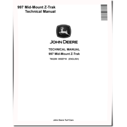 Z-Trak 997 Mid-Mount Zero-Turn Mowers Technical Manual (TM2259)