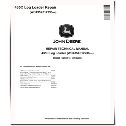 435C (PIN: WC435X012236-) Knuckleboom Trailer Mount Log Loaders Repair Manual (TM2295)