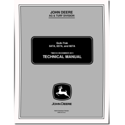 Quik-Trak 647A, 657A and 667A Stand-On Mowers Technical Manual (TM2310)