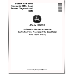 Starfire Real Time Kinematic (RTK) Base Station Diagnostic Manual (TM2820)