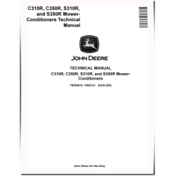 C310R, C350R, S310R and S350R Mower-Conditioners Technical Manual (TM302819)