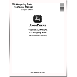678 Wrapping Balers (European Edition) Technical Manual (TM3301)