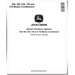 525, 530, 535, 730 and 735 Mower-Conditioners Repair Manual (TM3308)