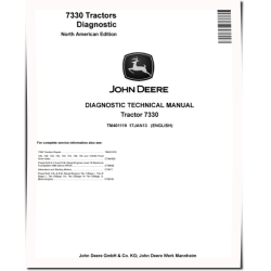 7330 Tractors (North American Edition) Diagnostic Manual (TM401119)
