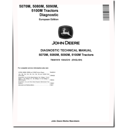 5070M, 5080M, 5090M and 5100M Tractors (European Edition) Diagnostic Manual (TM401919)
