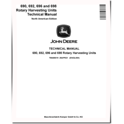 690, 692, 696 and 698 Rotary Harvesting Units (North American Edition) Technical Manual (TM405019)