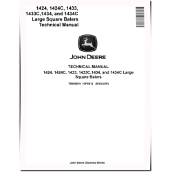 1424, 1424C, 1433, 1433C, 1434 and 1434C Large Square Balers Technical Manual (TM405619)