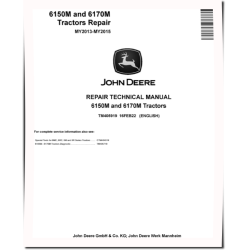 6150M and 6170M Tractors (MY13-15) Repair Manual (TM405919)