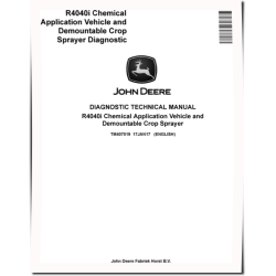 R4040i Chemical Application Vehicle and Demountable Crop Sprayer Diagnostic Manual (TM407519)