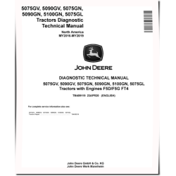5075GL, 5075GN, 5075GV, 5090GN, 5090GV and 5100GN Tractors (North America, MY16-19) Diagnostic Manual (TM409119)