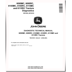 6095MC, 6095RC, 6105MC, 6105RC, 6115MC and 6115RC Tractors (MY18-19) Diagnostic Manual (TM410919)
