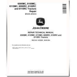 6095MC, 6095RC, 6105MC, 6105RC, 6115MC and 6115RC Tractors (MY18-19) Repair Manual (TM411019)