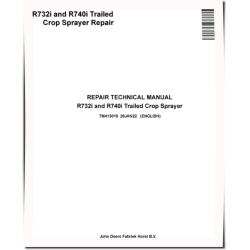 R732i and R740i Trailed Crop Sprayers Repair Technical Manual (TM413019)