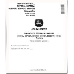 5075GL, 5075GN, 5075GV, 5090GN, 5090GV and 5100GN Tractors (North America, from MY2020) Diagnostic Manual (TM413319)
