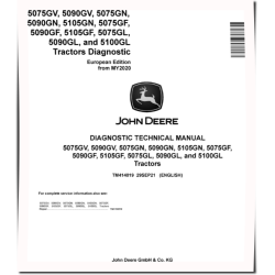 5075GF/GL/GN/GV, 5090GF/GL/GN/GV, 5100GL, 5105GF/GN Tractors (Europe, from MY20) Diagnostic Manual (TM414019)