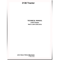 2130 Tractors set of Service Manuals (TM4272)