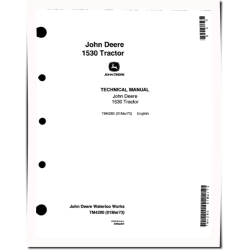 1530 Tractors Technical Service Manual (tm4280)