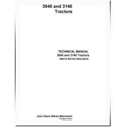 3040 and 3140 Tractors Technical Manual (TM4379)