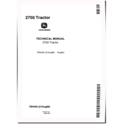 2750 Tractors Technical Manual (TM4405)