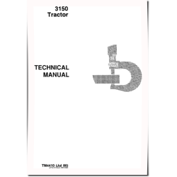 3150 Tractors Technical Manual (TM4410)