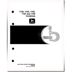 1133, 1144, 1155, 1157 and 1158 Combines (Europe) Technical Manual (TM4476)