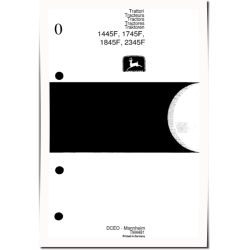 1445F, 1745F, 1845F and 2345F Tractors Technical Manual (TM4481)