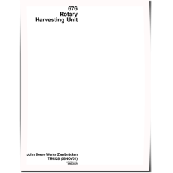 676 Rotary Harvesting Units Technical Manual (TM4528)