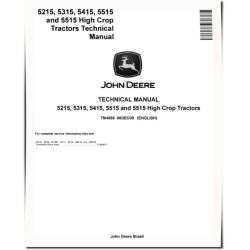 5215, 5315, 5415 and 5515 Hi-Crop Utility Tractors Technical Manual (TM4856)