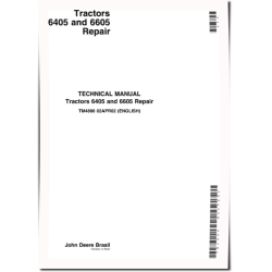 6405 and 6605 Tractors Repair Manual (TM4866)